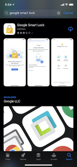 Google Smart Lock App