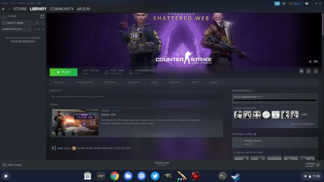 How to Install and Play Steam Games on a Chromebook 4