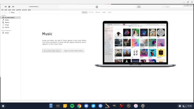 how to install itunes on chromebook