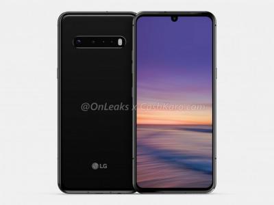 LG G9 leaked render website