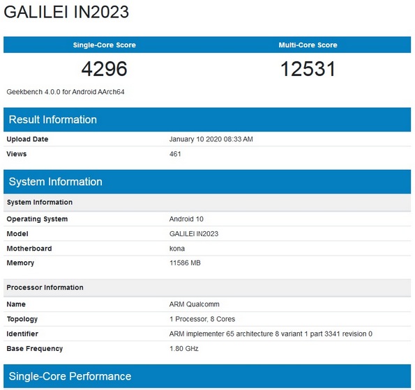 Possible OnePlus 8 Pro with Snapdragon 865, 12GB RAM Spotted on Geekbench