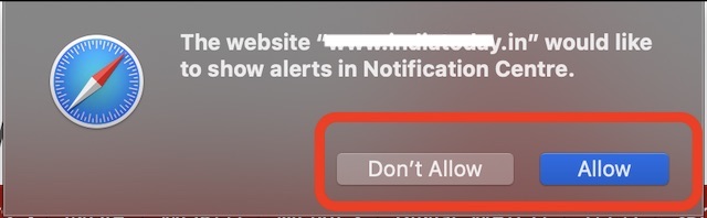 safari site notifications