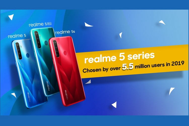 Realme 5 series sales website