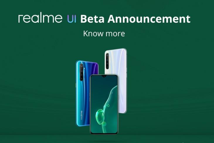 Realme UI beta test website