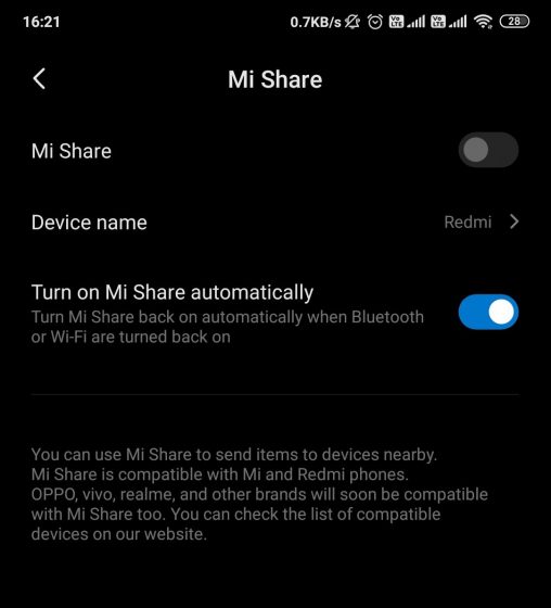 xiaomi mi share