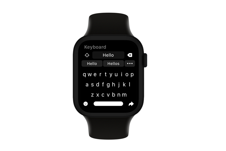 Apple watch texting cheap keyboard