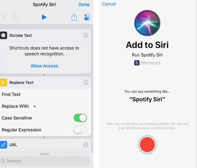 how to make siri open spotify