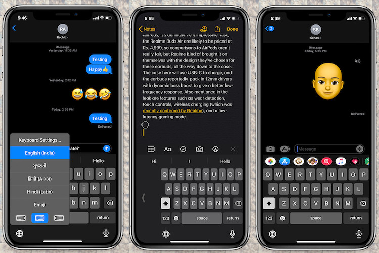 iphone 13 mini typing experience