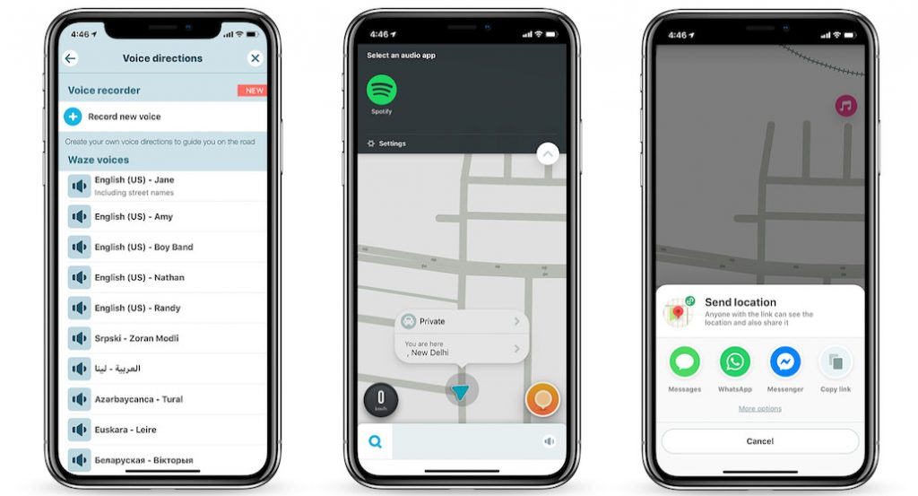 Waze GPS and navigation app for iOS