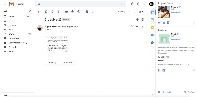 gmail add ons for reverse email lookup