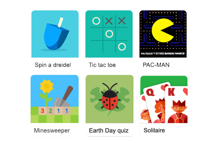 Here's how to play solitaire and tic-tac-toe in Google Search