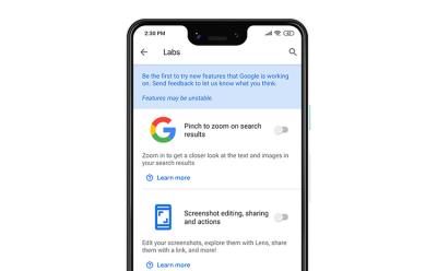 google labs rolling out featured