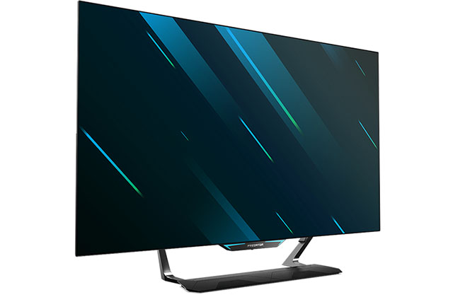 predator cg552k 4k oled gaming monitor ces 2020