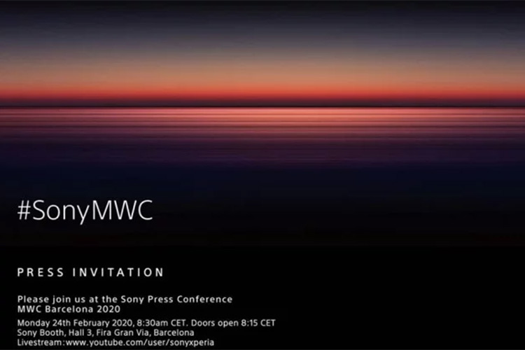 sony mwc 2020 invite