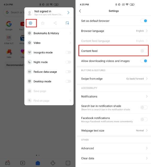 1. Disable Explicit Ads in Browser MIUI Settings You Should Change