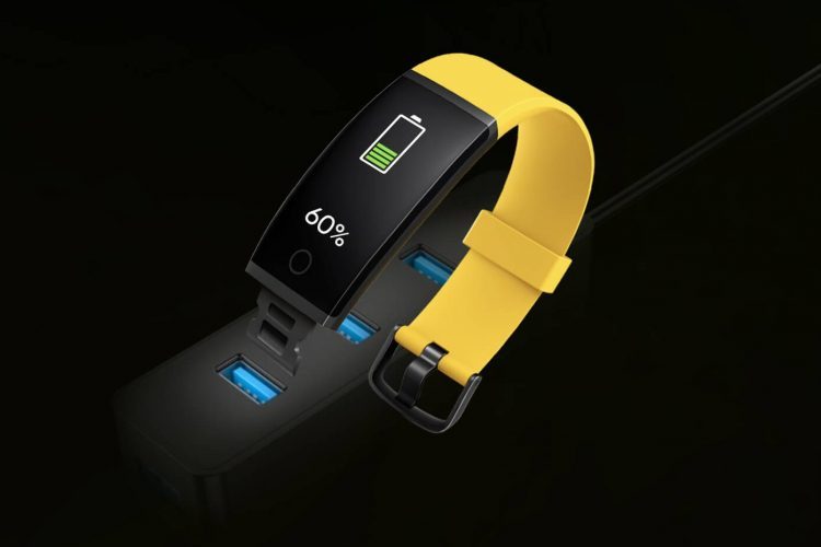 realme band charging