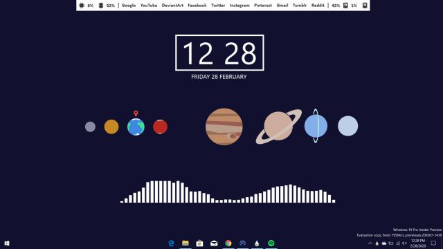 flhud skin rainmeter