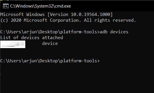 install adb from command line