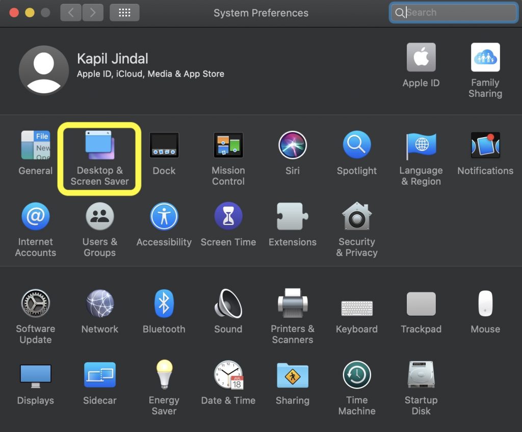 mac cap screen shortcut
