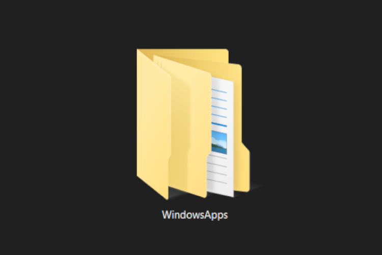 windowsapps folder