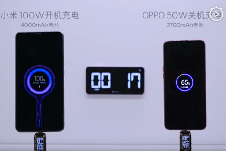 Lu Weibing reveals more details about Xiaomi's 100W fast charge technology