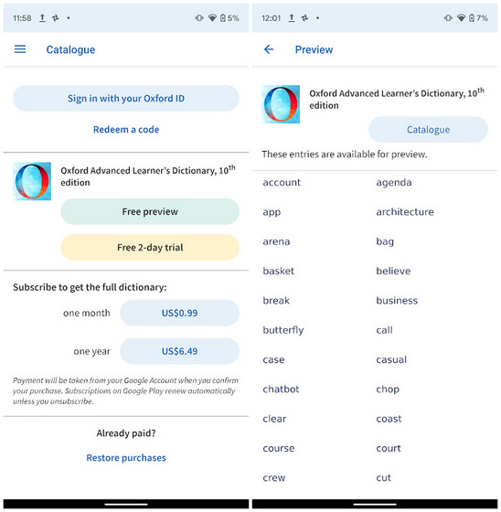 Oxford Advanced Learner's Dictionary App Now Available on Android, iOS