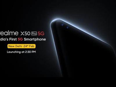 Realme X50 Pro 5G india launch set for February 24