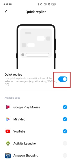  15. Quick Replies MIUI Settings You Should Change