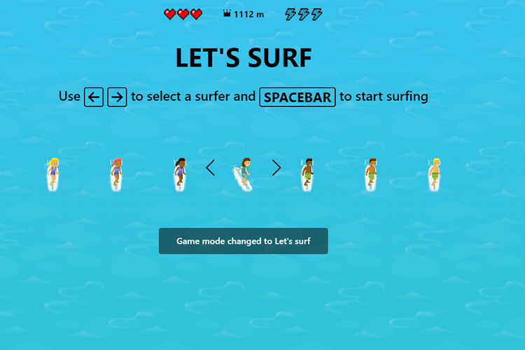 Microsoft Edge Now Has an Offline Surf Game - Mercedes Spreduche