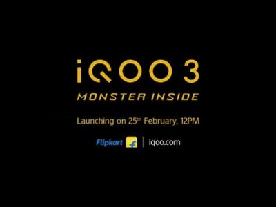 iQOO 3 india launch date confirmed