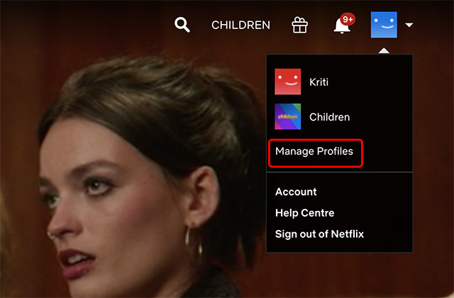 netflix manage profiles