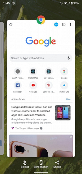 pixel launcher recent apps