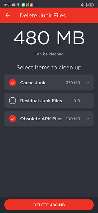 sandisk memory zone junk file clear