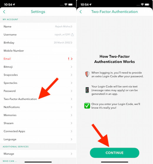 Enable Two-Factor Authentication