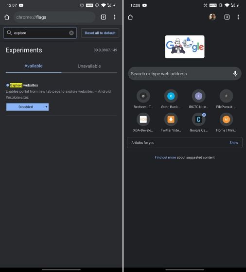 22. Explore Websites Best Chrome Flags for Android (Updated February 2021)