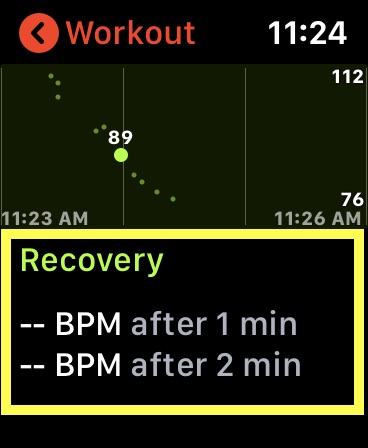 Check out HRR data on Apple Watch