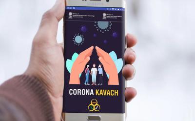 Corona Kavach website