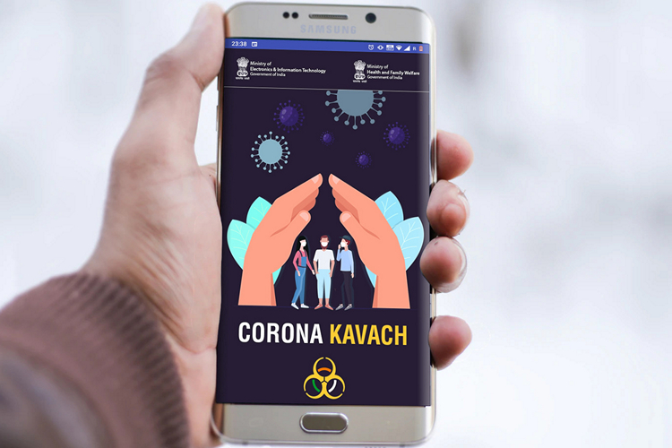 Corona Kavach website