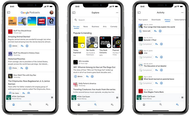 Google Podcasts App Launches on iOS With New Features, Redesigned UI