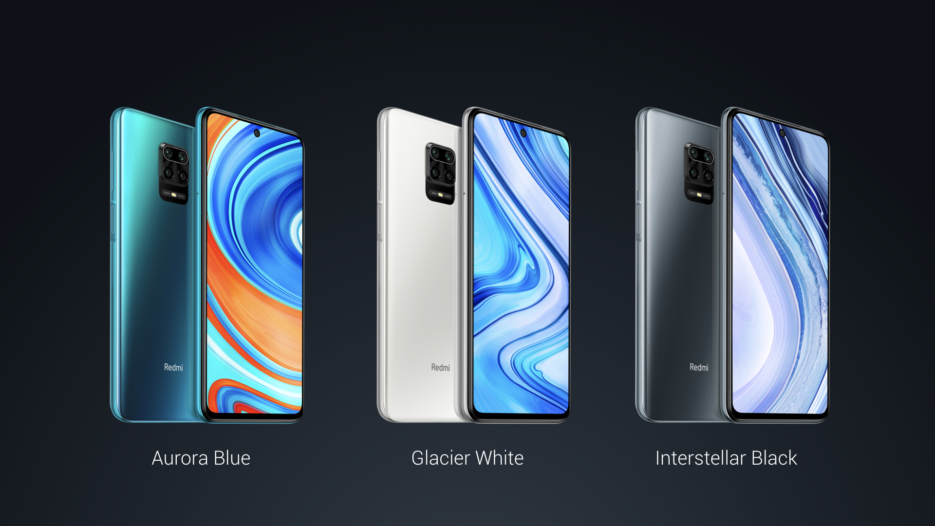 Redmi Note 9 Pro Max colors