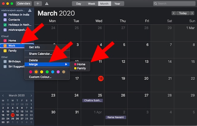 How to Merge iCloud Calendars on Mac (2020) | Beebom