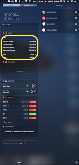 free osx cpu temp monitor