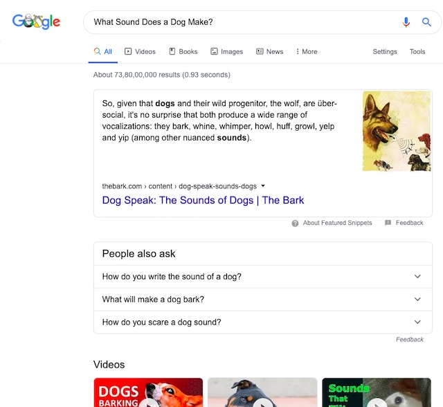 What Sound Does a Dog Make?