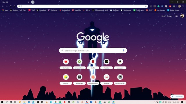 chrome theme