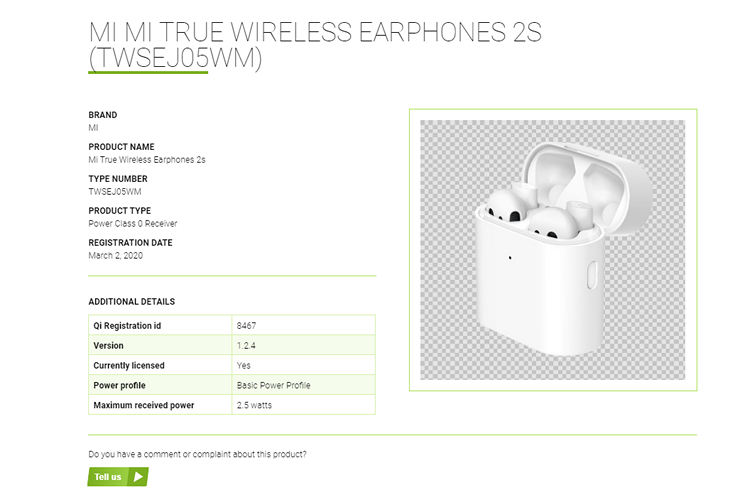 Xiaomi earphones 2025 2 s