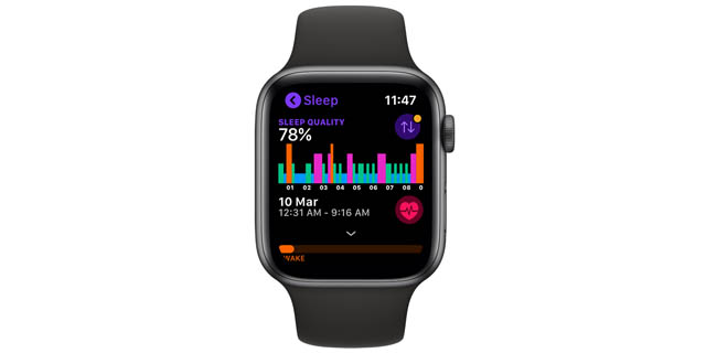 pillow apple watch sleep tracking app