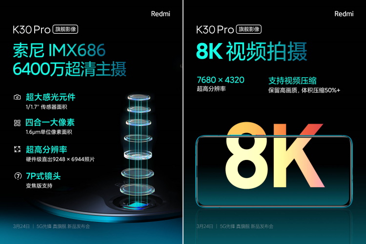 redmi k30 pro camera features