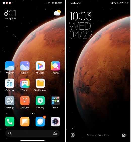 1. Antarmuka Pengguna Fitur MIUI 12 Terbaik