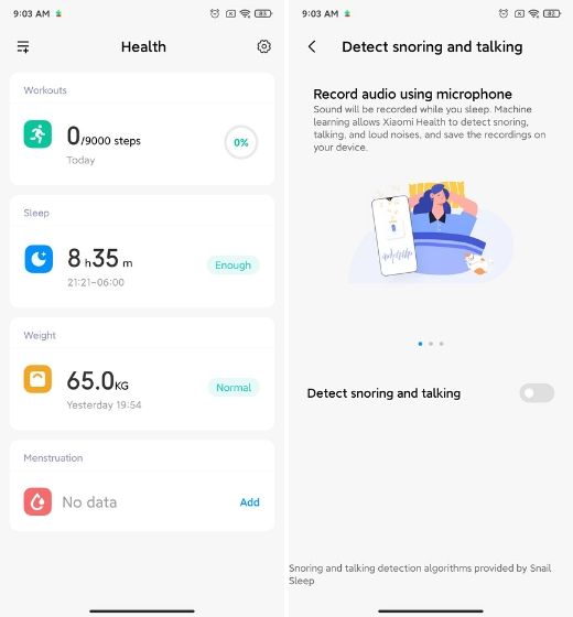 15. New Health App Best MIUI 12 Features