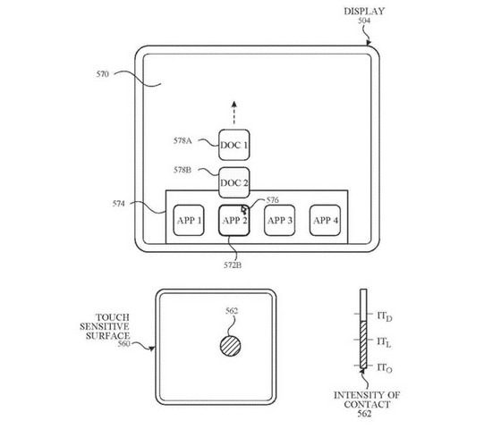 Apple underwater UI